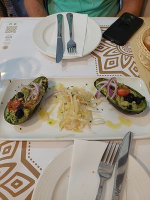 Stuffed avocado at Taberna La Alquería in Cordoba