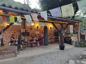 Honesty bar/fridge at Mas de la Fargassa in Amelie-les-bains-palalda