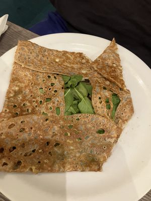 Vegan galette   at Crêpes Coffee & Chai in London