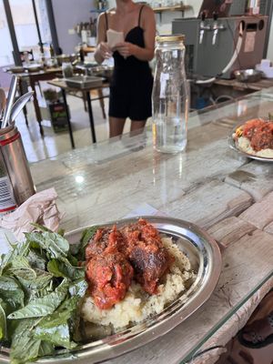 Soy balls  at Green Life Market in Sarande