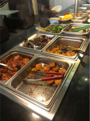 Buffet  at Loving Hut in Addison