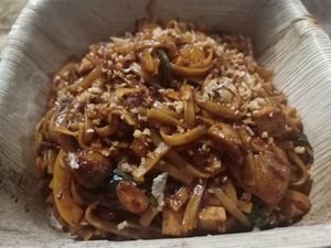 Udon noodles at Noodle Theory in Karnataka