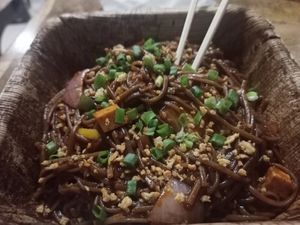 Soba noodles at Noodle Theory in Karnataka