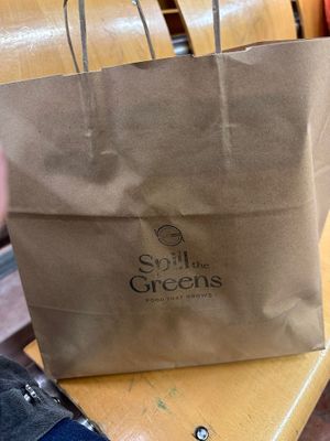 Simple packaging   at Spill the Greens in Lisbon