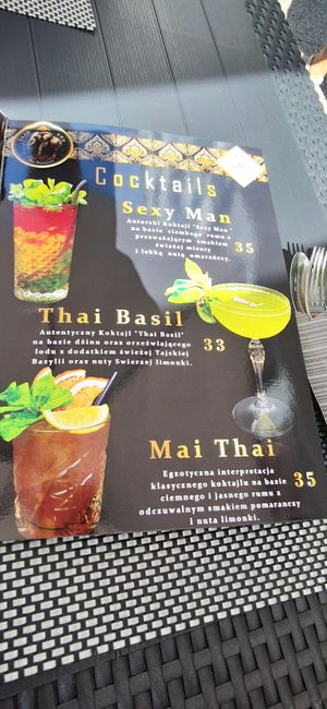 Drinks at Zaab in Kolobrzeg