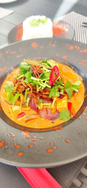 Massaman curry at Zaab in Kolobrzeg