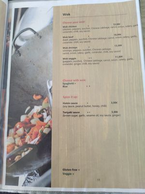 Menu at Bistro Al Dente in Starigrad