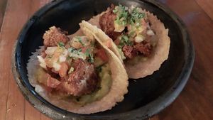 Cauliflower tacos at El Mexican in Santa Marta