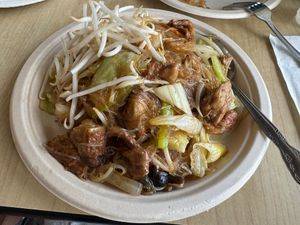 Pad Woon Sen w/Mock Duck at Krua Thai Chula Vista in Chula Vista