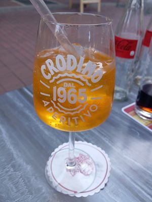 Der alkoholfreie Crodino Spritz ist  sehr zu empfehlen. at Zum Hexenhäuschen in Gelsenkirchen