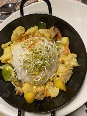 Vegan thai curry  at Mari Pop Hotel in Ried Im Zillertal