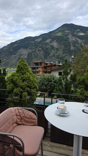 View from the terrace at Mari Pop Hotel in Ried Im Zillertal