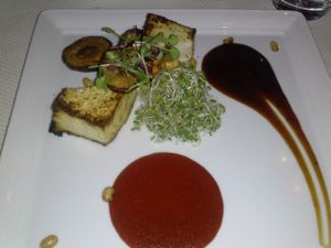 pan-fried tofu at Wynn Hotel - The Country Club in Las Vegas