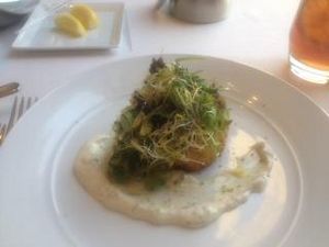 Delicious and Vegan.  The best vegan thing I have ever eaten in a restaurant. at Wynn Hotel - The Country Club in Las Vegas