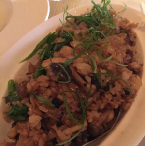 Mushroom Fried Rice at Wynn Hotel - Lakeside in Las Vegas
