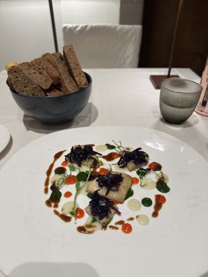 Fourth: vegetable with amazing cream sauces   at L'Evangelista Ristorante & Enoteca in Verona
