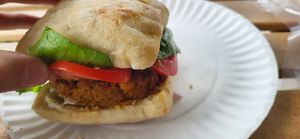 Vegan meat loaf sandwich👌 at Last Chance Sandwich in Cheticamp