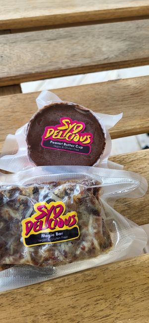 Vegan desserts at Last Chance Sandwich in Cheticamp
