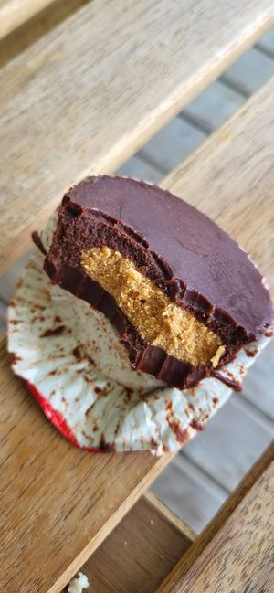 Vegan peanut butter cup👌 at Last Chance Sandwich in Cheticamp