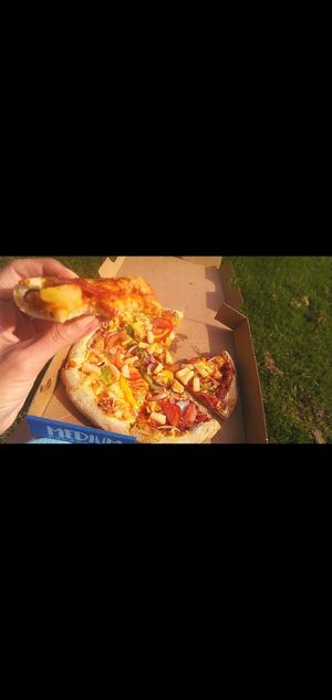 Choose the toppings myself at Domino's Pizza - Floresstraat in Groningen