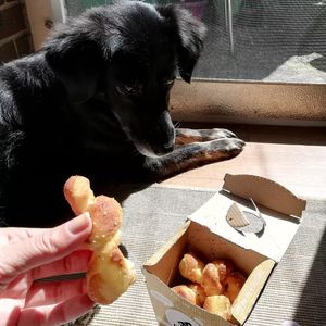 Garlic twisters at Domino's Pizza - Floresstraat in Groningen