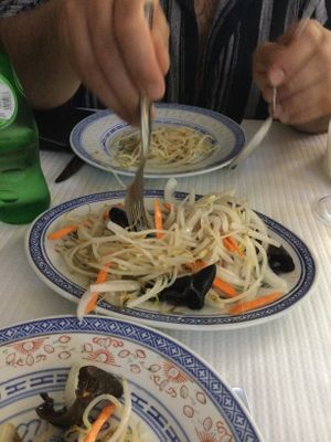 soybean sprouts salad at Nova China in Beja