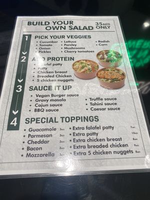 Menu   at Vegan Burger - Dubai Mall in Dubai