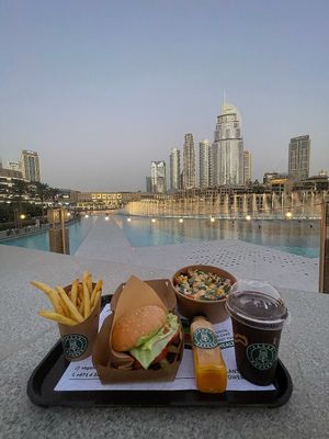 Yummm 😋  at Vegan Burger - Dubai Mall in Dubai