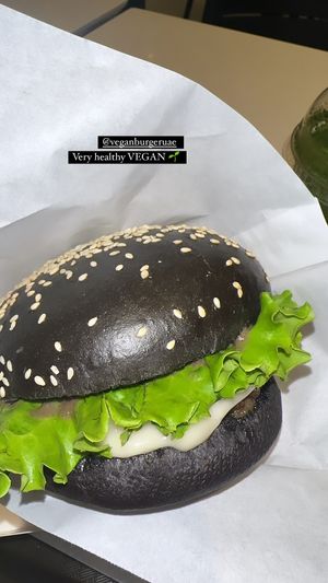 It's nice to eat and understand that I'm eating a non-killed animal. Delicious🫶🏻 at Vegan Burger - Dubai Mall in Dubai
