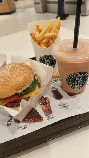  at Vegan Burger - Dubai Mall in Dubai