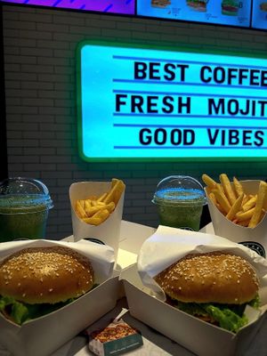 I recommend trying majito🤍 at Vegan Burger - Dubai Mall in Dubai