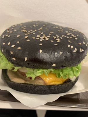 truffle cheeseburger   at Vegan Burger - Dubai Mall in Dubai