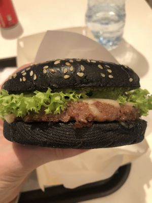 Truffle cheeseburger  #Veganuary at Vegan Burger - Dubai Mall in Dubai