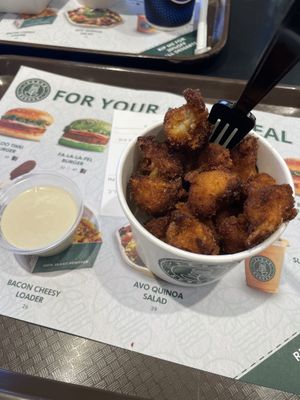 Crispy cauliflower   at Vegan Burger - Dubai Mall in Dubai