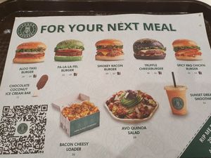 Menu at Vegan Burger - Dubai Mall in Dubai