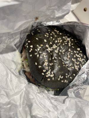 Truffle burger   at Vegan Burger - Dubai Mall in Dubai