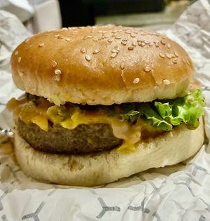 Cheeseburger  at Vegan Burger - Dubai Mall in Dubai