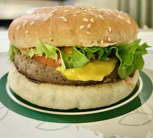 Smokey Bacon Burger  at Vegan Burger - Dubai Mall in Dubai