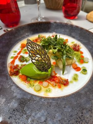 Asperges tièdess  at Le Parvis in Saintes