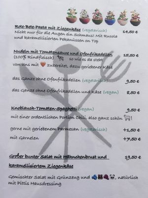 Speisekarte 2  at Pittis CaféBar Föhr in Wyk Auf Foehr