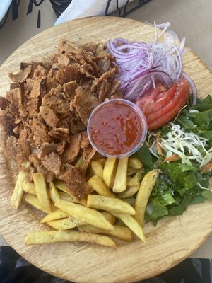 Veganes Gyros  at Thraka Grillhouse in Zakynthos