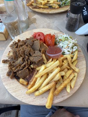 Vegan Gyros  at Thraka Grillhouse in Zakynthos
