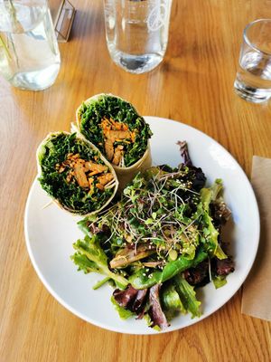 Renewed wrap and greens at Pure Kitchen - Rideau St in Ottawa