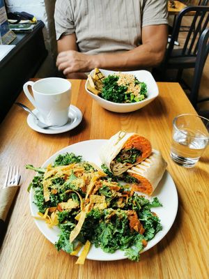 Liberty wrap with transformed salad at Pure Kitchen - Rideau St in Ottawa