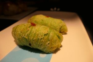 edamame puff  at Yauatcha - City in London