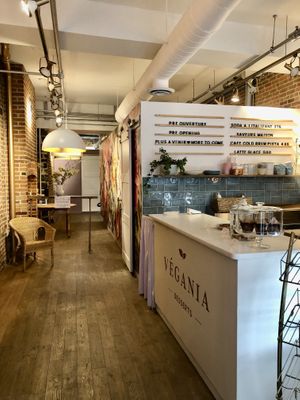 Inside  at Vegania Desserts in Montreal