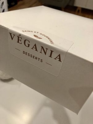 Box  at Vegania Desserts in Montreal