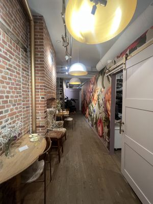 Tables   at Vegania Desserts in Montreal