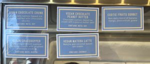 Five Vegan Options   at OddFellows in Brooklyn