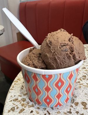 Chocolate Chunk and Grasshopper  at OddFellows in Brooklyn